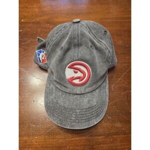 Atlanta Hawks Hat 47 Brand NBA 75th Anniversary Diamond Logo Gray Clean Up Cap